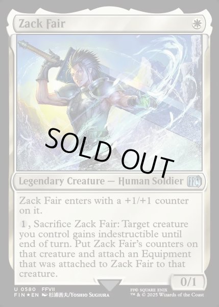 画像1: 【ENG】★サージFoil★ザックス・フェア/Zack Fair[MTG_FIN_0580_U] (1)