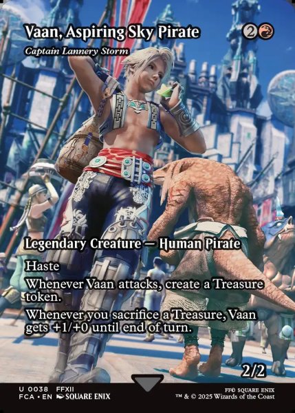 画像1: 【ENG】空賊を夢みるヴァン/Vaan, Aspiring Sky Pirate [MTG_FCA_0038_U] (1)