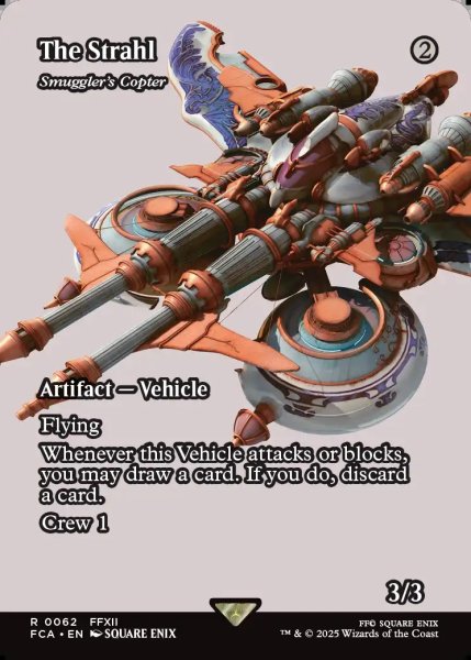 画像1: 【ENG】快速飛空艇シュトラール/The Strahl [MTG_FCA_0062_R] (1)