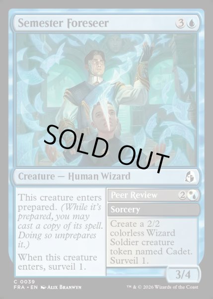 画像1: 【ENG】学期の先見者/Semester Foreseer[MTG_FRA_0039_C] (1)