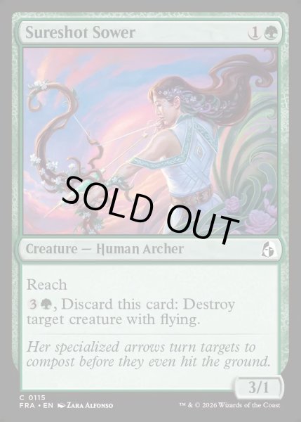 画像1: 【ENG】必中の播種者/Sureshot Sower[MTG_FRA_0115_C] (1)
