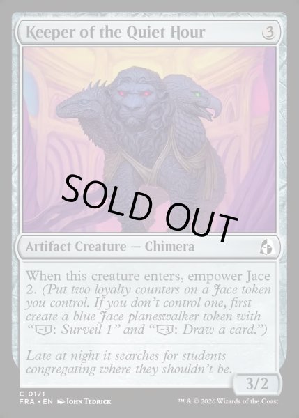 画像1: 【ENG】静寂時間の番人/Keeper of the Quiet Hour[MTG_FRA_0171_C] (1)