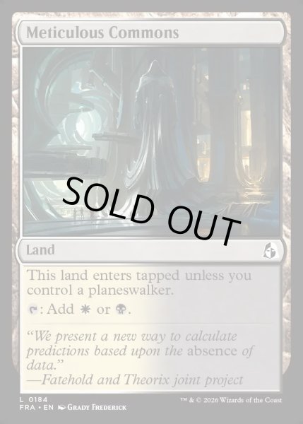 画像1: 【ENG】詳細の広場/Meticulous Commons[MTG_FRA_0184_L] (1)
