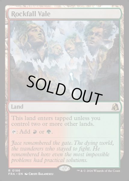 画像1: 【ENG】落石の谷間/Rockfall Vale[MTG_FRA_0186_R] (1)