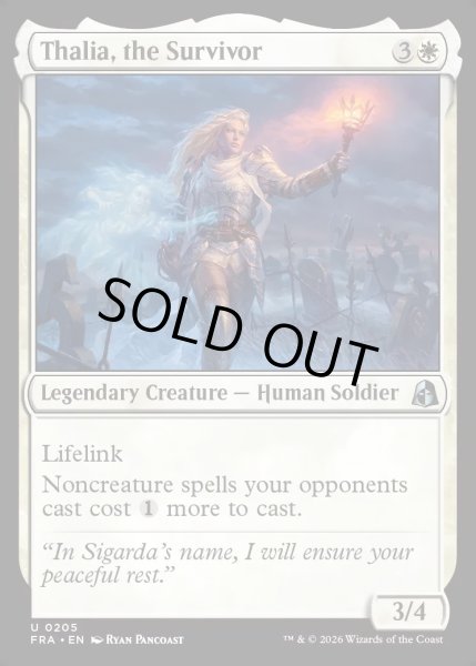 画像1: 【ENG】生存者、サリア/Thalia, the Survivor[MTG_FRA_0205_U] (1)