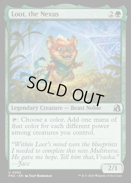 画像1: 【ENG】結節点、おたから/Loot, the Nexus[MTG_FRA_0262_U] (1)