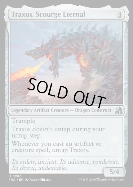 画像1: 【ENG】永劫なる災い魔、トラクソス/Traxos, Scourge Eternal[MTG_FRA_0280_U] (1)