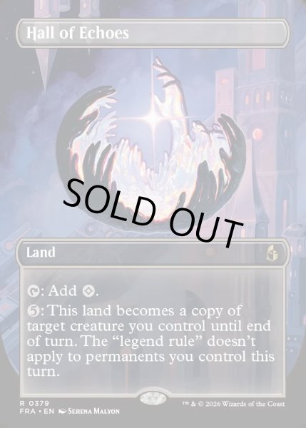 画像1: 【ENG】★Braintwister Series Card★こだまの大広間/Hall of Echoes[MTG_FRA_0379_R] (1)
