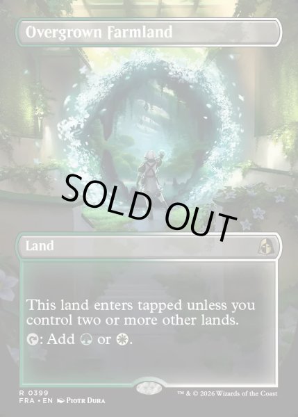 画像1: 【ENG】★Portal View Land★草茂る農地/Overgrown Farmland[MTG_FRA_0399_R] (1)
