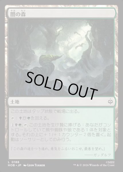 画像1: 【JPN】闇の森/Mirkwood[MTG_HOB_0188_C] (1)
