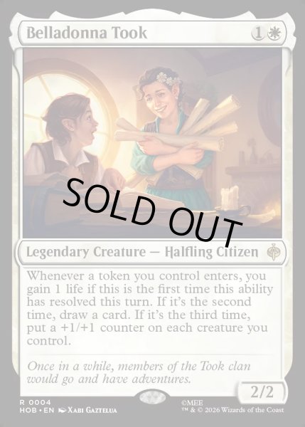 画像1: 【ENG】ベラドンナ・トゥック/Belladonna Took[MTG_HOB_0004_R] (1)
