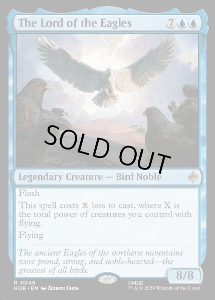 画像1: 【ENG】ワシの王/The Lord of the Eagles[MTG_HOB_0046_R] (1)