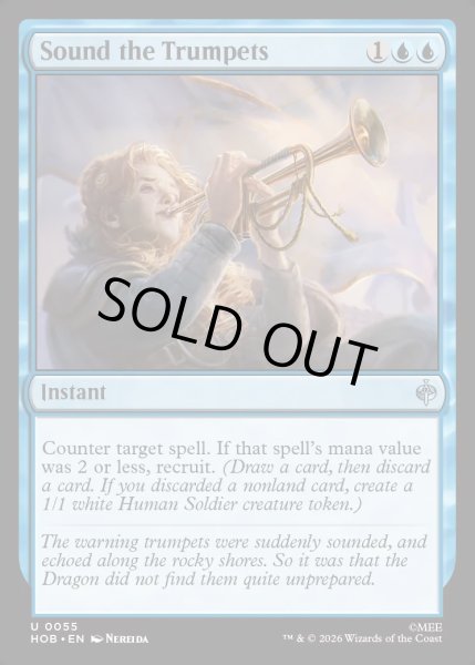 画像1: 【ENG】鳴り響くラッパ/Sound the Trumpets[MTG_HOB_0055_U] (1)