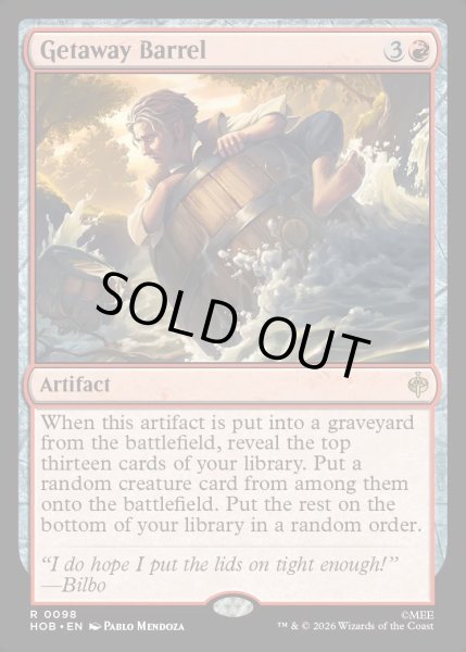 画像1: 【ENG】脱出の樽/Getaway Barrel[MTG_HOB_0098_R] (1)