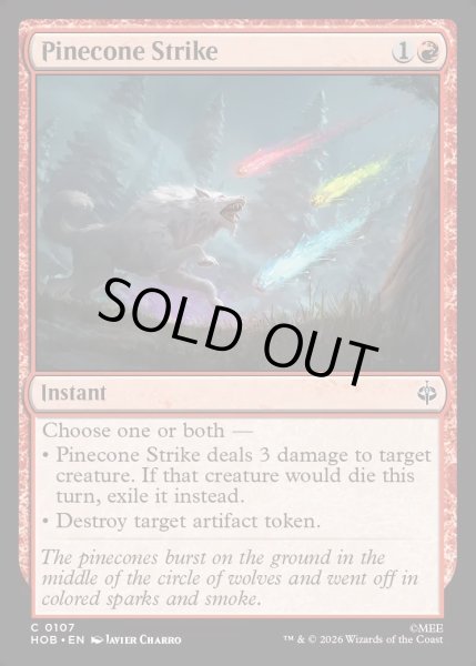画像1: 【ENG】松ぼっくりの一撃/Pinecone Strike[MTG_HOB_0107_C] (1)