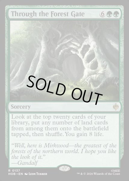 画像1: 【ENG】森の入り口を抜けて/Through the Forest Gate[MTG_HOB_0137_R] (1)