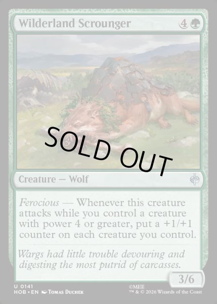 画像1: 【ENG】荒れ地の国のたかり屋/Wilderland Scrounger[MTG_HOB_0141_U] (1)