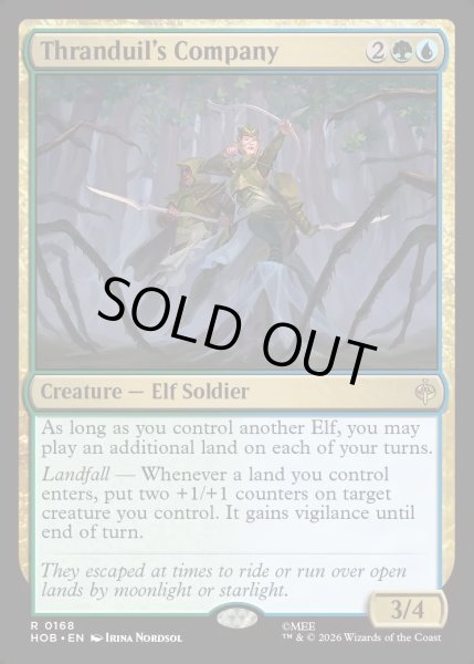 画像1: 【ENG】スランドゥイルの隊/Thranduil's Company[MTG_HOB_0168_R] (1)