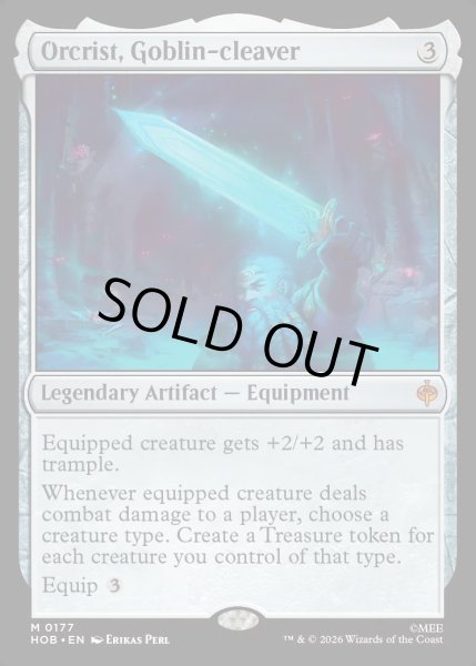 画像1: 【ENG】ゴブリン退治、オルクリスト/Orcrist, Goblin-cleaver[MTG_HOB_0177_M] (1)