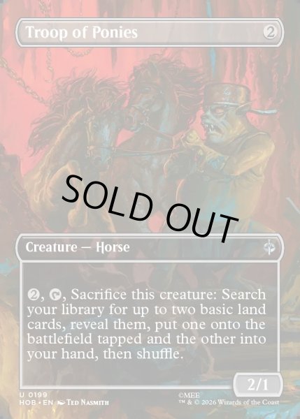 画像1: 【ENG】ポニーの群れ/Troop of Ponies[MTG_HOB_0199_U] (1)