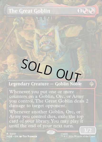 画像1: 【ENG】大ゴブリン/The Great Goblin[MTG_HOB_0201_R] (1)