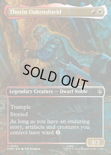 画像1: 【ENG】ソーリン・オーケンシールド/Thorin Oakenshield[MTG_HOB_0202_U] (1)