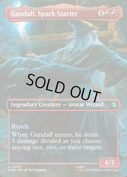 画像1: 【ENG】火花熾し、ガンダルフ/Gandalf, Spark Starter[MTG_HOB_0203_U] (1)