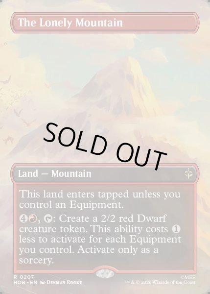 画像1: 【ENG】はなれ山/The Lonely Mountain[MTG_HOB_0207_R] (1)