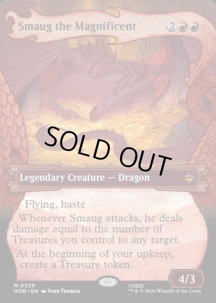 画像1: 【ENG】壮大なる者、スマウグ/Smaug the Magnificent[MTG_HOB_0229_M] (1)
