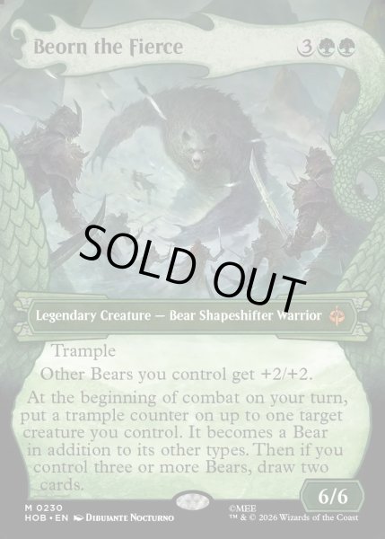 画像1: 【ENG】獰猛なるビヨルン/Beorn the Fierce[MTG_HOB_0230_M] (1)