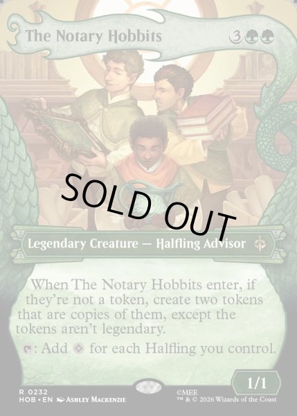 画像1: 【ENG】ホビットの公証人/The Notary Hobbits[MTG_HOB_0232_R] (1)
