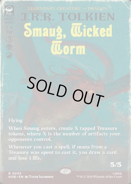 画像1: 【ENG】悪い長虫、スマウグ/Smaug, Wicked Worm[MTG_HOB_0245_R] (1)