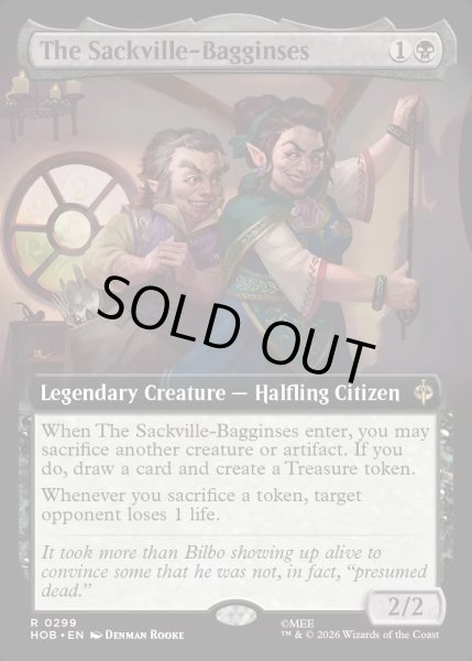 画像1: 【ENG】サックビル＝バギンズ一家/The Sackville-Bagginses[MTG_HOB_0299_R] (1)