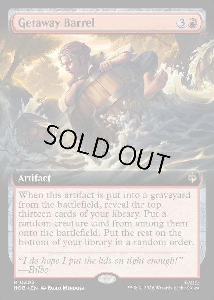 画像1: 【ENG】脱出の樽/Getaway Barrel[MTG_HOB_0303_R] (1)