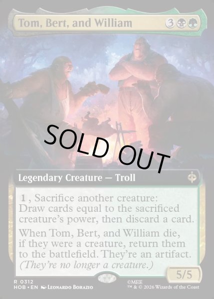 画像1: 【ENG】トム、バート、ウイリアム/Tom, Bert, and William[MTG_HOB_0312_R] (1)