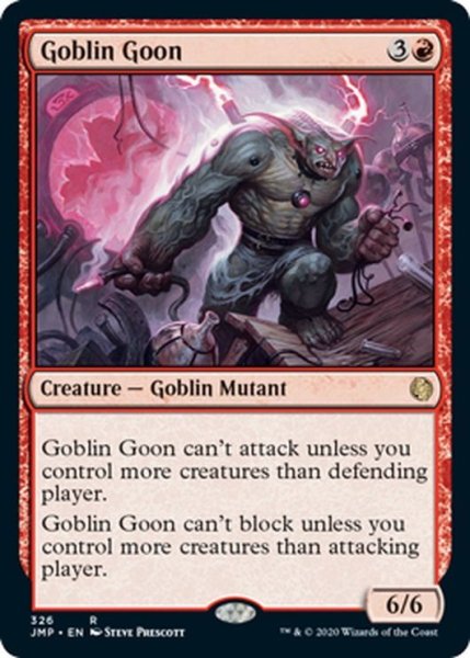 画像1: 【ENG】ゴブリンのうすのろ/Goblin Goon[MTG_JMP_326R] (1)