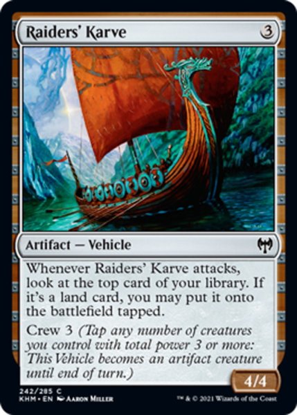 画像1: 【ENG】略奪者のカルフ/Raiders' Karve[MTG_KHM_242Ｃ] (1)