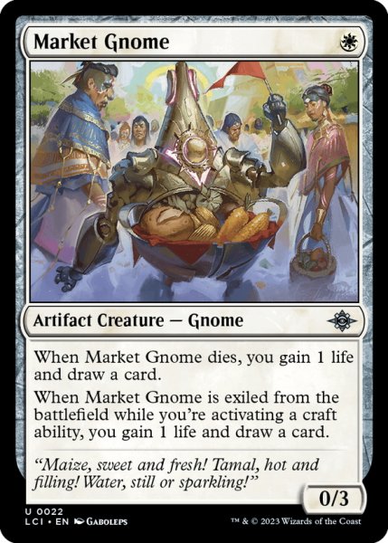 画像1: 【ENG】市場のノーム/Market Gnome[MTG_LCI_022U] (1)