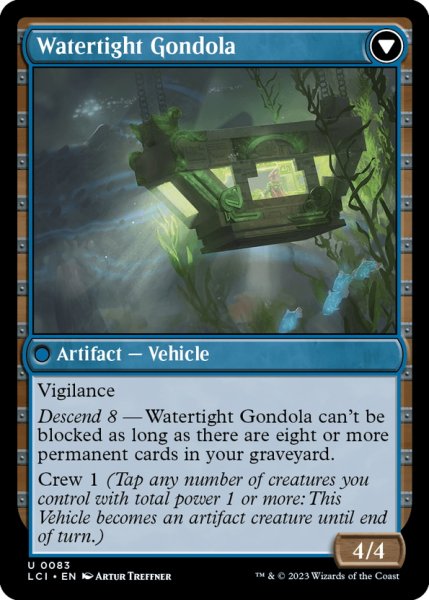 画像2: 【ENG】沈没船/Waterlogged Hulk/潜水ゴンドラ/Watertight Gondola[MTG_LCI_083U] (2)