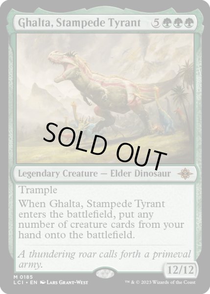 画像1: 【ENG】暴走暴君、ガルタ/Ghalta, Stampede Tyrant[MTG_LCI_185M] (1)