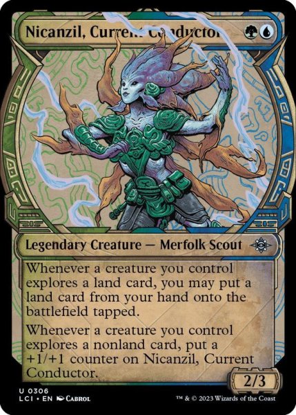 画像1: 【ENG】水流の指揮者、ニカンチル/Nicanzil, Current Conductor[MTG_LCI_306U] (1)