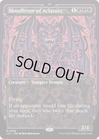 ENG】アクロゾズの放血者/Bloodletter of Aclazotz[MTG_LCI_336M