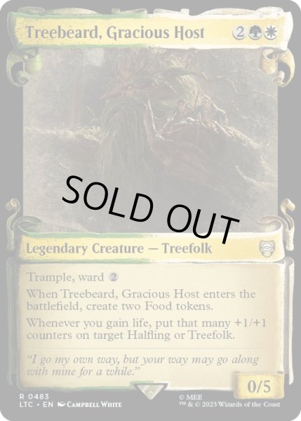 画像1: 【ENG】親切にもてなす者、木の鬚/Treebeard, Gracious Host[MTG_LTC_0483R] (1)