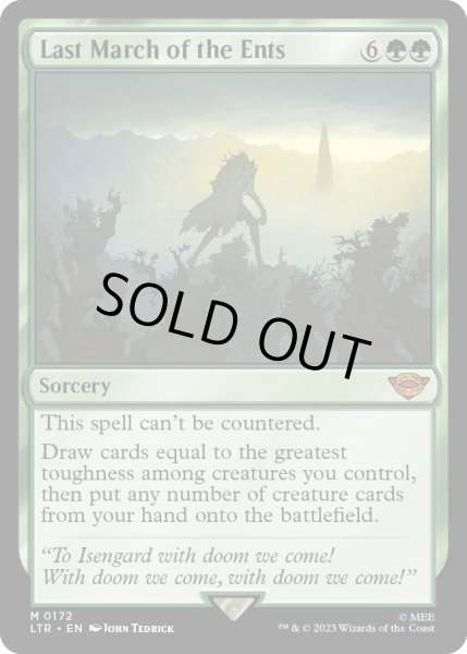 画像1: 【ENG】エント最後の進軍/Last March of the Ents[MTG_LTR_0172M] (1)