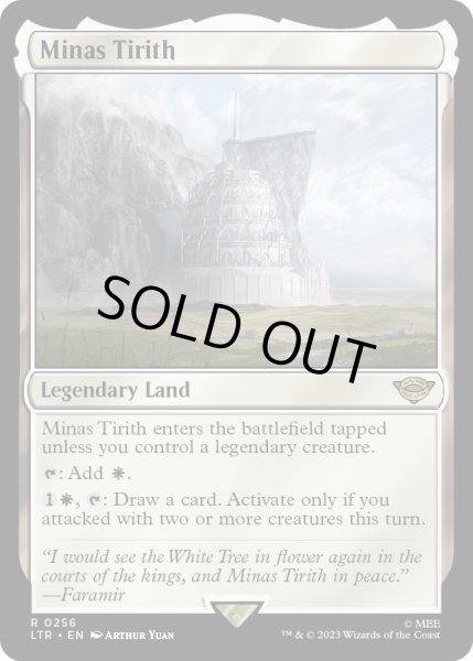 画像1: 【ENG】ミナス・ティリス/Minas Tirith[MTG_LTR_0256R] (1)