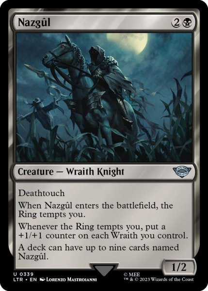 画像1: 【ENG】ナズグル/Nazg?l[MTG_LTR_0339U] (1)