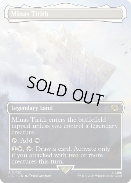 画像1: 【ENG】ミナス・ティリス/Minas Tirith[MTG_LTR_0420R] (1)