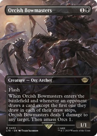 オークの弓使い /Orcish Bowmasters　通常　日本語 1枚 MTG JPN】オークの弓使い/Orcish Bowmasters[MTG_LTR_0433R