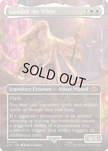 画像1: 【ENG】白のガンダルフ/Gandalf the White[MTG_LTR_0442M] (1)