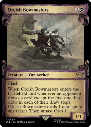 オークの弓使い /Orcish Bowmasters　通常　日本語 1枚 MTG ☆SALE☆オークの弓使い/Orcish Bowmasters《英語》【LTR】